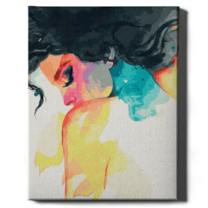 Subtili moteris 40*50 cm