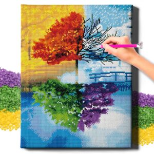 Metų laikai 40*50 cm (apvalus deimančiukai)