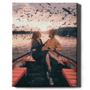 Pasimatymas valtyje 40*50 cm