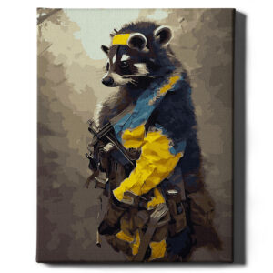 Meškėno karys 40*50 cm