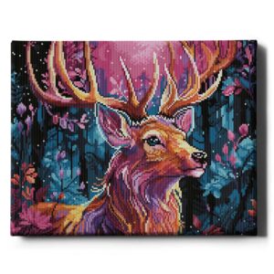 Elnias miške 40×50 cm (apvalūs deimantukai)