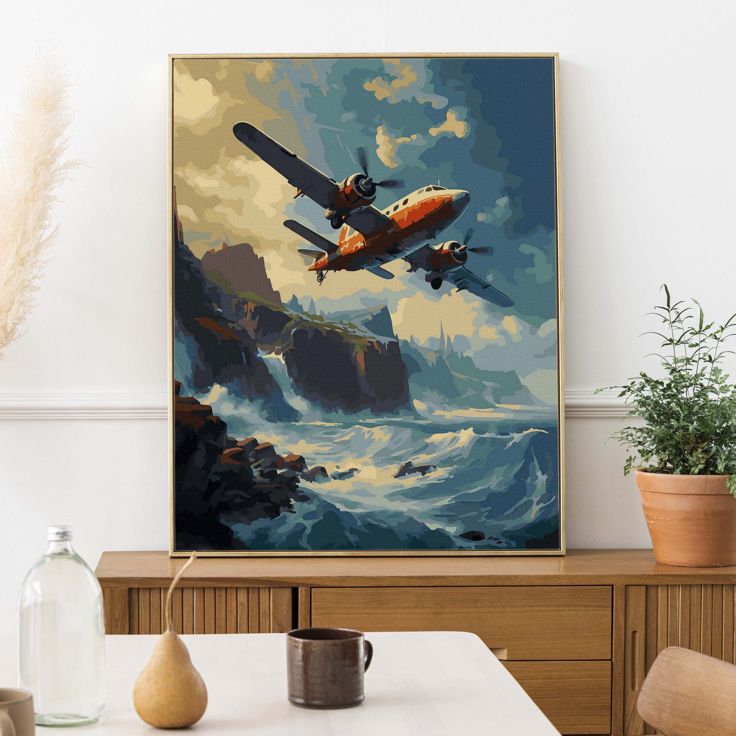 Lėktuvas jūroje 40*50 - Image 2