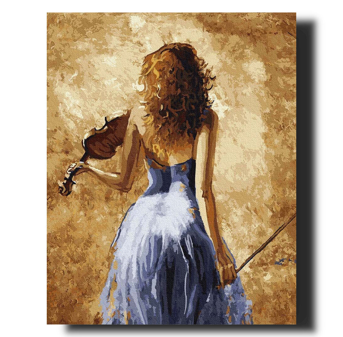 Smuikininkė 40×50 cm