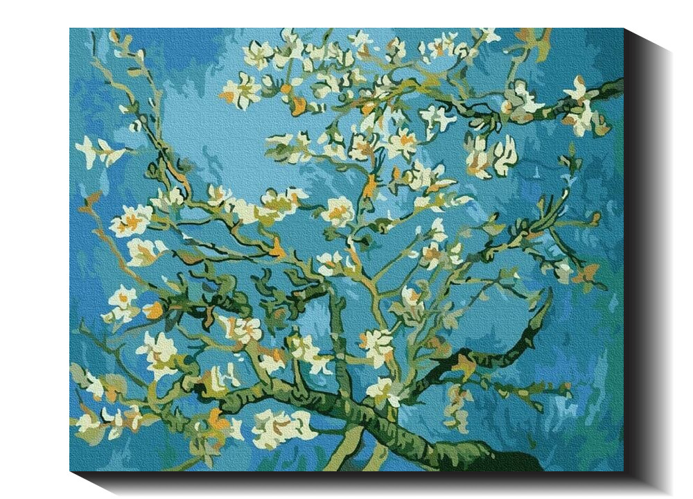 Žydintys migdolai, Van Gogas 40×50 cm