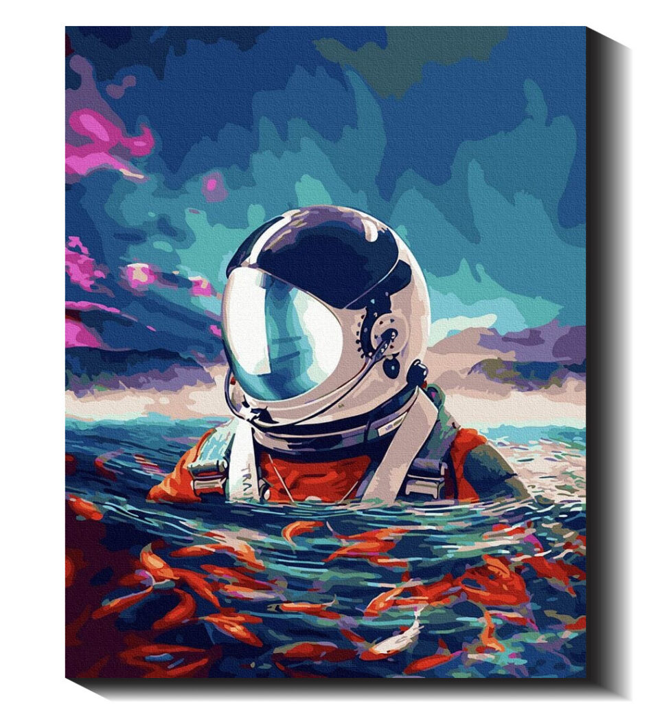 Astronautas vandenyne 40×50 cm