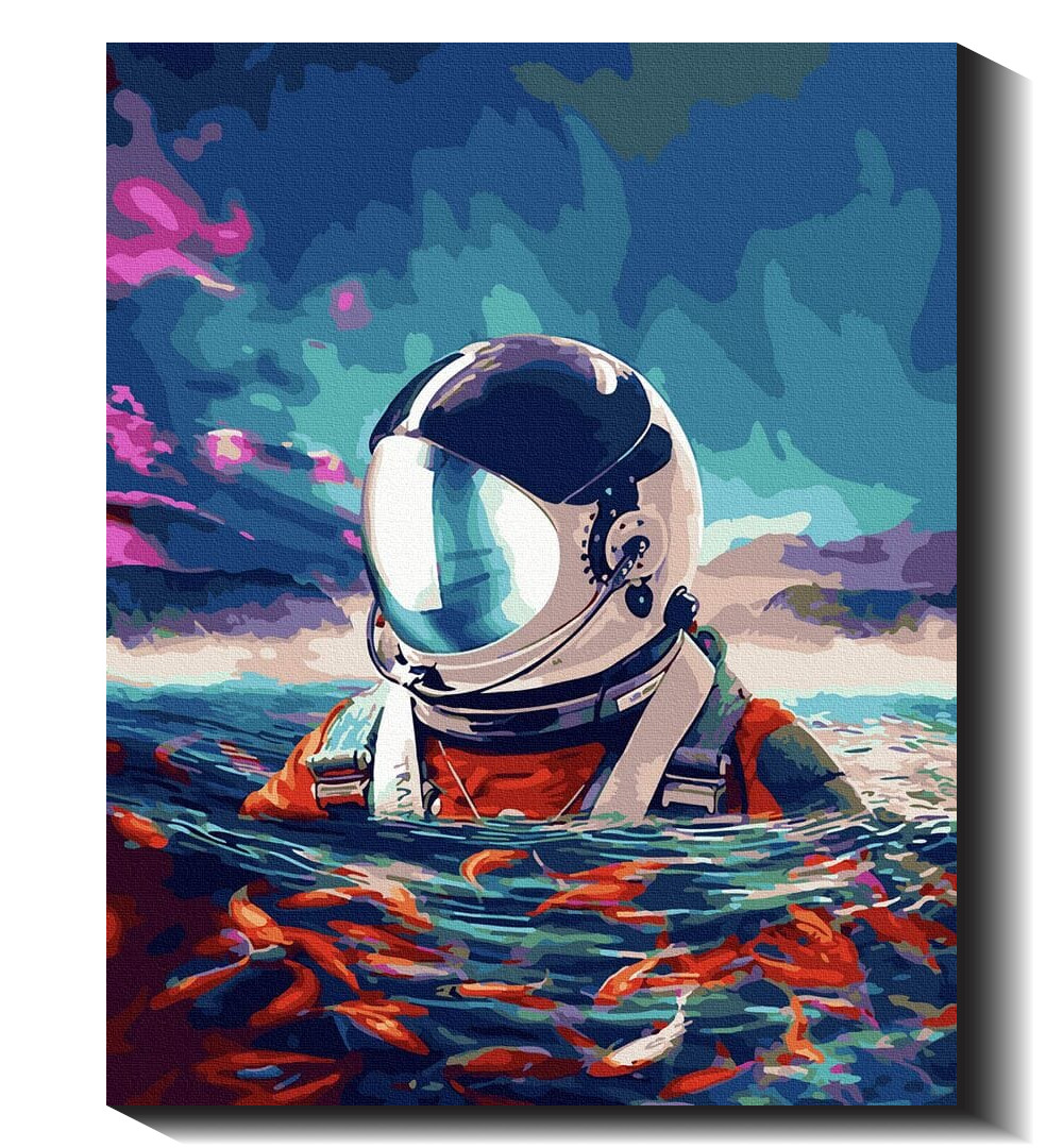 Astronautas vandenyne 40×50 cm