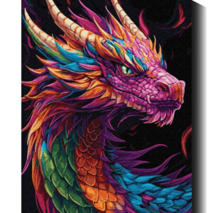 Drakono širdies liepsna 40×50 cm